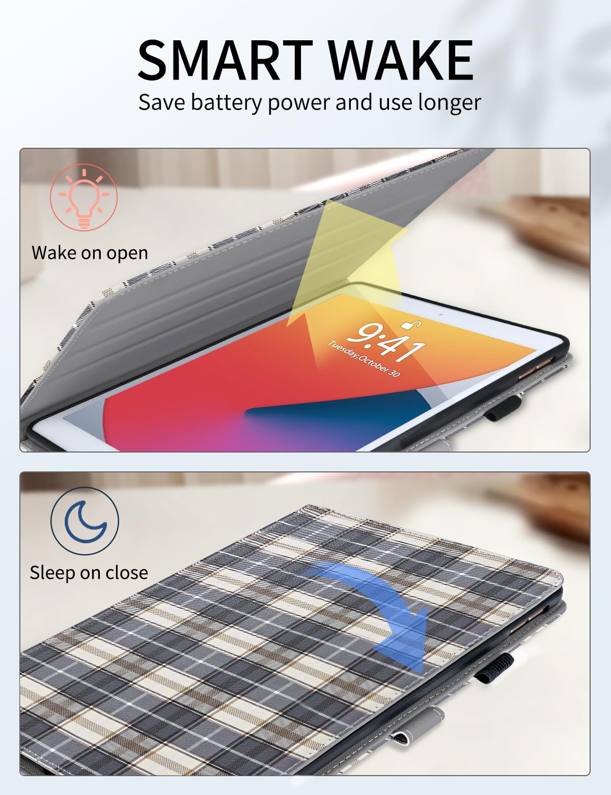 iPad 9/8/7 ケース 10.2インチ マルチアングル調整可能 Amazon.co.jp: SLYDA iPad 10.2インチ (第9世代 第8世代 第7世代